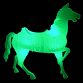Light Up Standing Horse Furniture